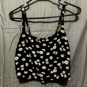 Hollister Daisy Print Tank